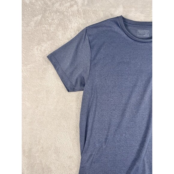 Patagonia Shirt Men's Large Blue Gray Slim-Fit Hybrid Pocket Responsibili-Tee - Picture 4 of 8
